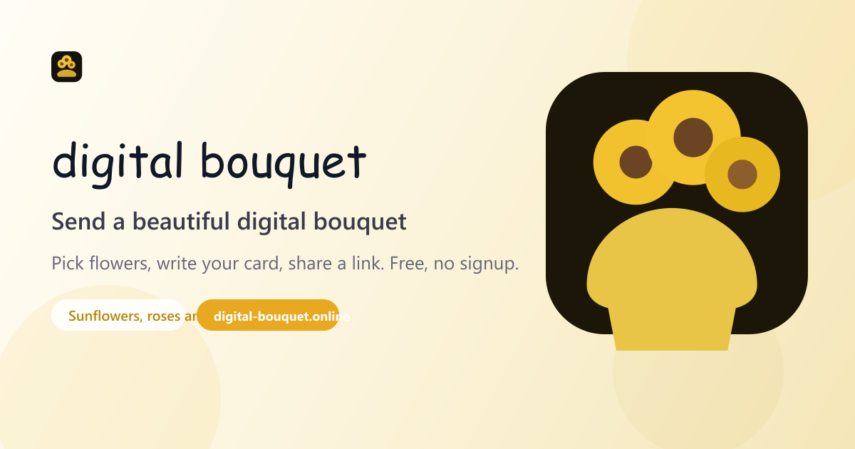 DigiBouquet - Create a Digital Bouquet Online.